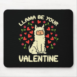 Mousepad Llama Seja Seu Namorado Alpaca Fofo Homens Mulhere