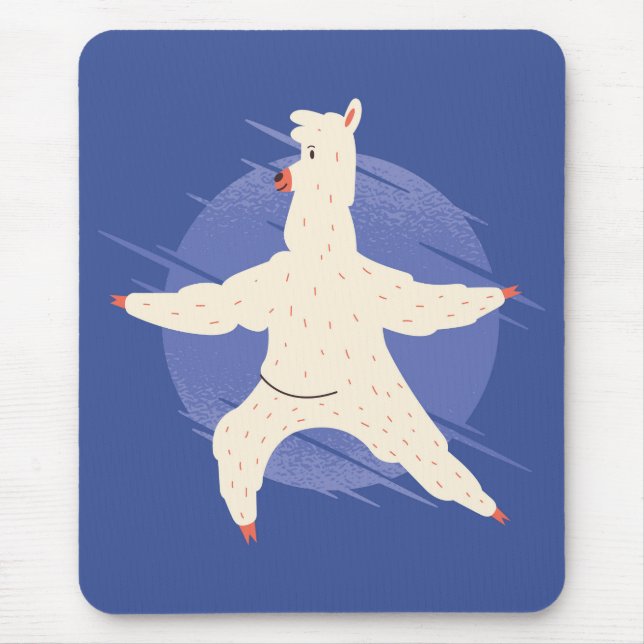 Mousepad Llama Yoga (Frente)