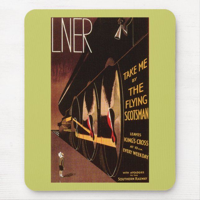 Mousepad LNER Flying Scotsman (Frente)