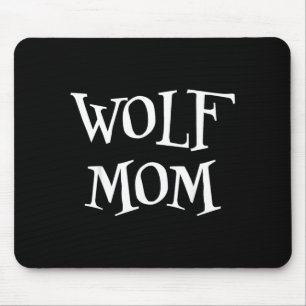 Mousepad Loba Mãe Divertida Fofa Dia das Bruxas Amante de L