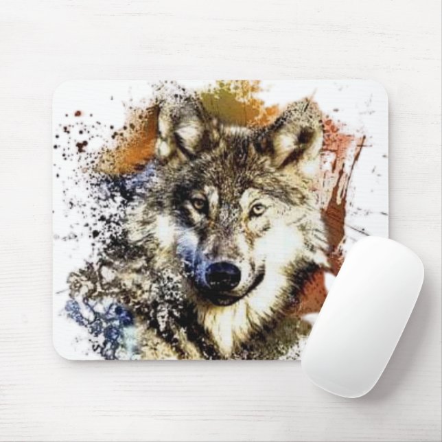 Mousepad Lobo   (Com mouse)