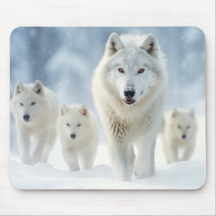 Mousepad Lobo-Animal Familiar Despertando Natureza