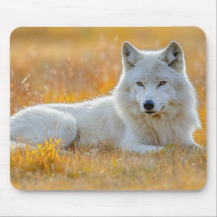 Mousepad Lobo Animal Selvagem Amoroso Retrato