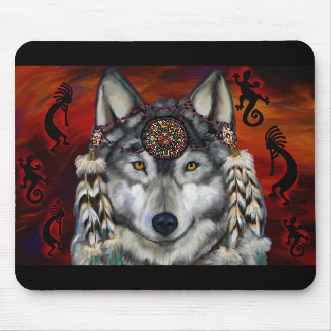 Mousepad Lobo Cinzento (Frente)