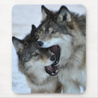 Mousepad Lobo cinzento
