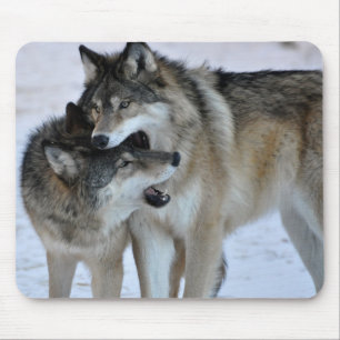 Mousepad Lobo cinzento
