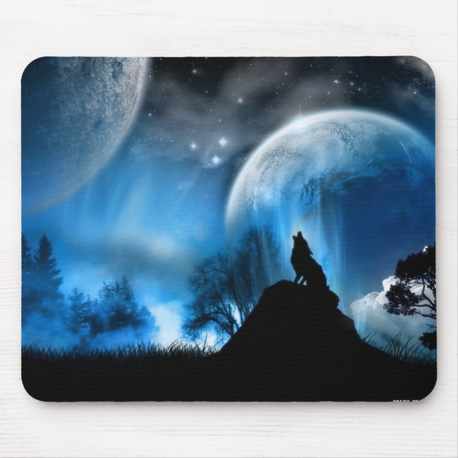 Mousepad Lobo de inverno (Frente)