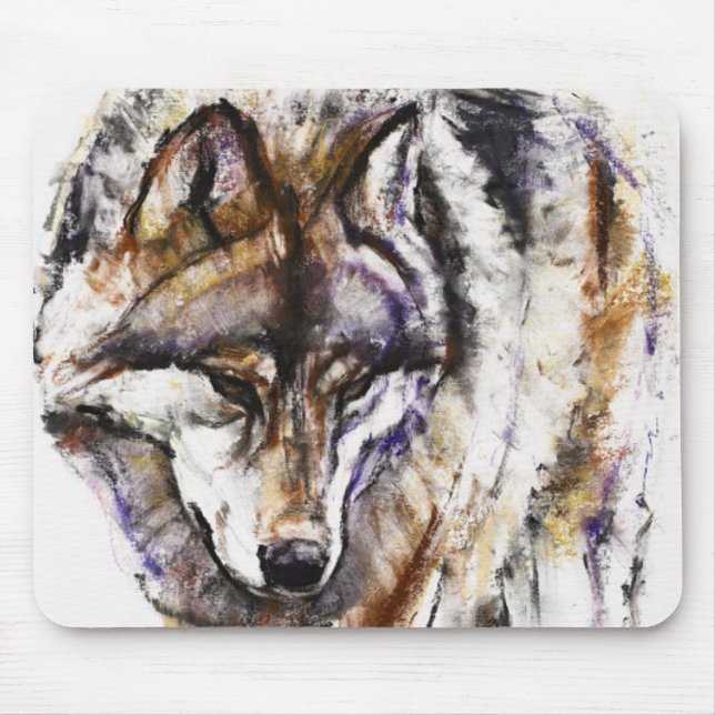 Mousepad Lobo europeu (Frente)