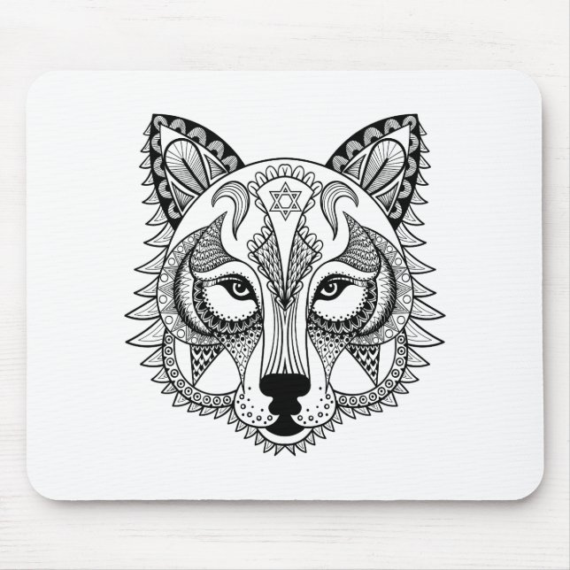 Mousepad Lobo inspirado (Frente)