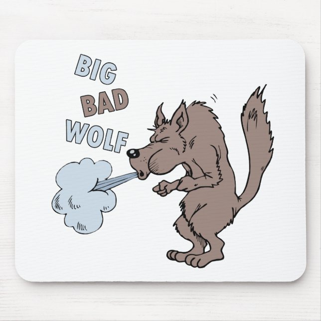 Mousepad Lobo mau grande (Frente)