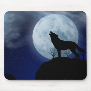 Mousepad Lobo Moon Completo