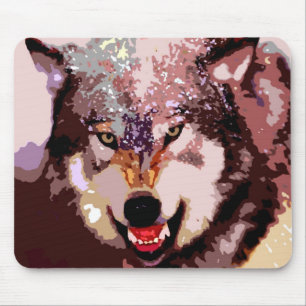 Mousepad Lobo na neve