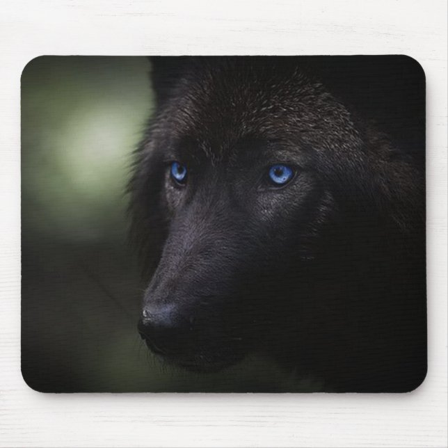 Mousepad Lobo Negro (Frente)