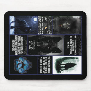 Mousepad Lobo Negro, Blanket, Blanket Dão de Amor Animal