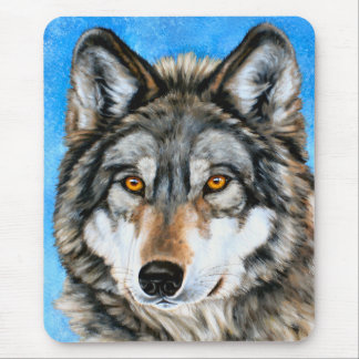 Mousepad Lobo pintado