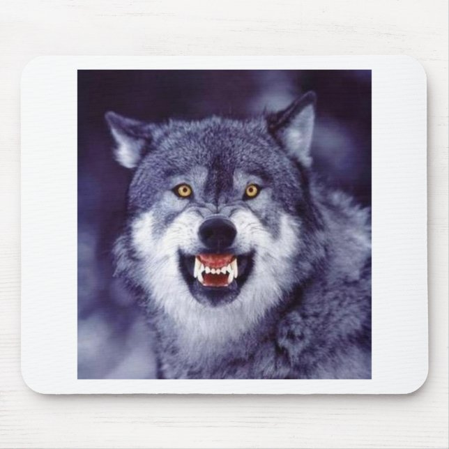 Mousepad Lobo Snarling (Frente)
