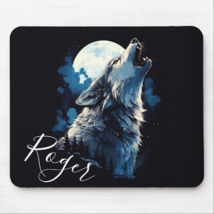 Mousepad Lobo Uivando