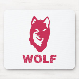 Mousepad Lobo (Vermelho)