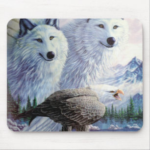 Mousepad Lobos e Águia