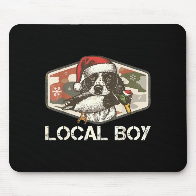 Mousepad Local Southern Boy Duck Hunting Black Lab Outdoor  (Frente)