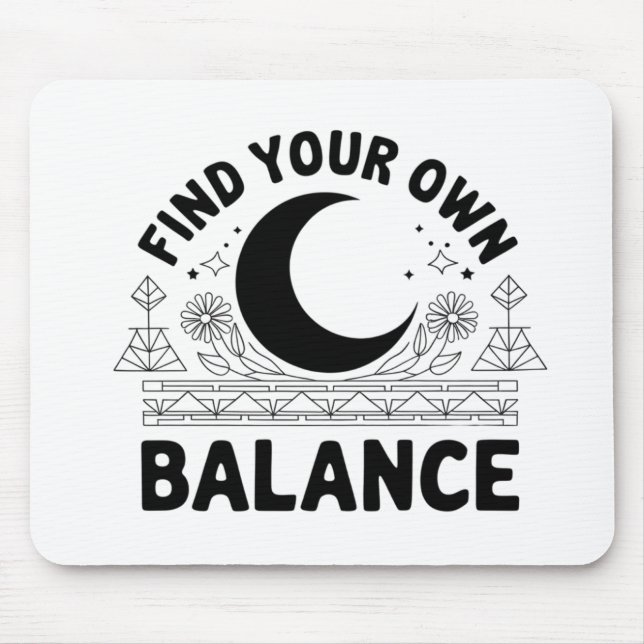 Mousepad Localizar seu próprio saldo (Frente)