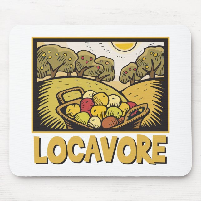 Mousepad Locavore Slow Comida (Frente)