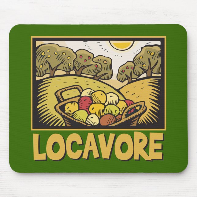 Mousepad Locavore Slow Comida (Frente)