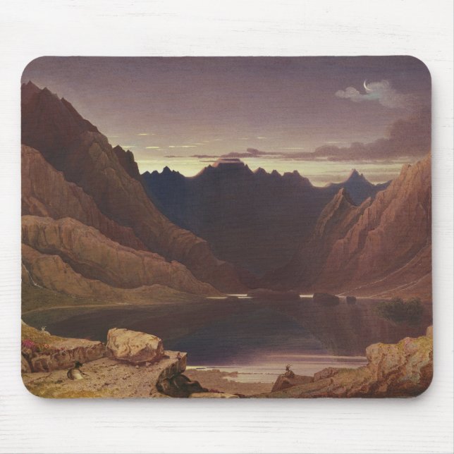 Mousepad Loch Coruisk, ilha de Skye - alvorecer, c.1826-32 (Frente)