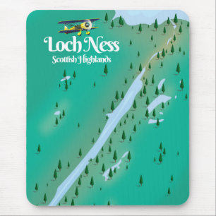Mousepad Loch Ness Scottish Highlands viagem