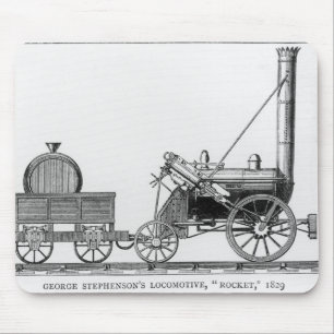 Mousepad Locomotiva de George Stephenson, "Rocket", 1829