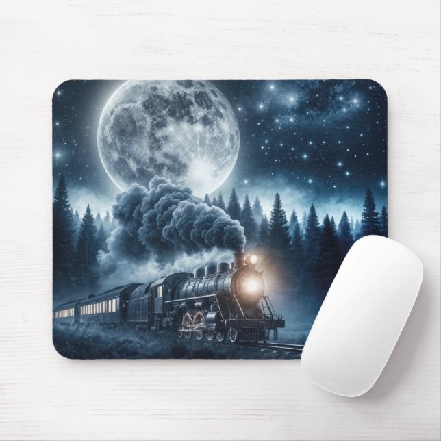 Mousepad Locomotiva Vintage Steam (Com mouse)