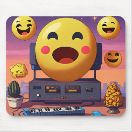 Mousepad Lofi Emoji Vibes