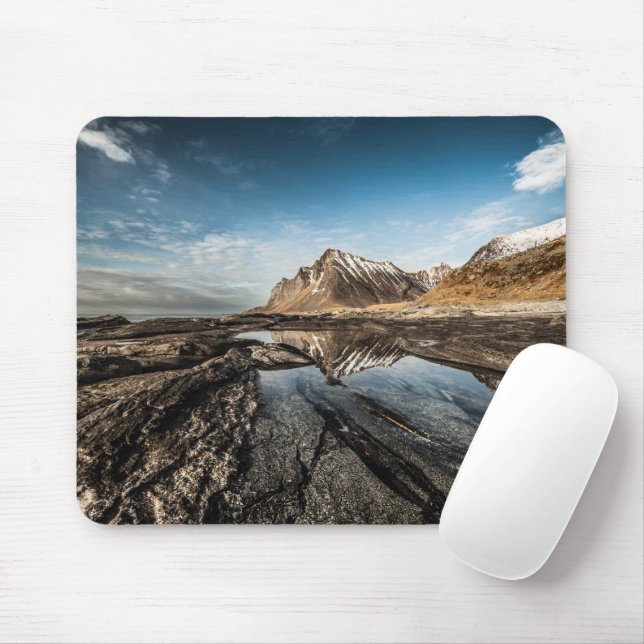Mousepad Lofoten Mountain (Com mouse)