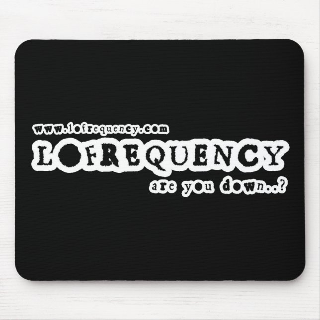 Mousepad Lofrequency Logo2 Mousemat (Frente)