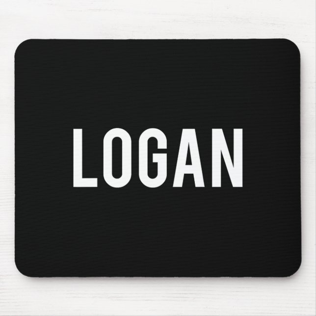Mousepad Logan - Cool New Funny Name Fan Gift Tee  (Frente)