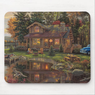 Mousepad Login Perfeito Cabine Getaway Fine Art