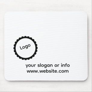 Mousepad Logo   Empresa Corporativa Minimalista Gel