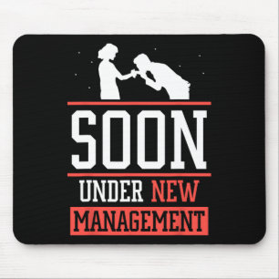 Mousepad Logo Sob Nova Gestão Noivo Solteirão Noiva Par