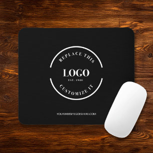 Mousepad Logotipo branco de empresa personalizado simples p