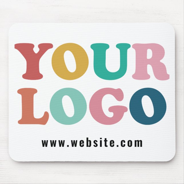 Mousepad Logotipo comercial da empresa personalizada (Frente)