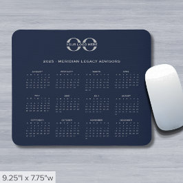 Mousepad Logotipo comercial do calendário 2025