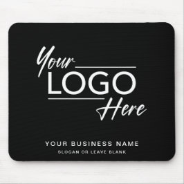 Mousepad Logotipo comercial moderno preto