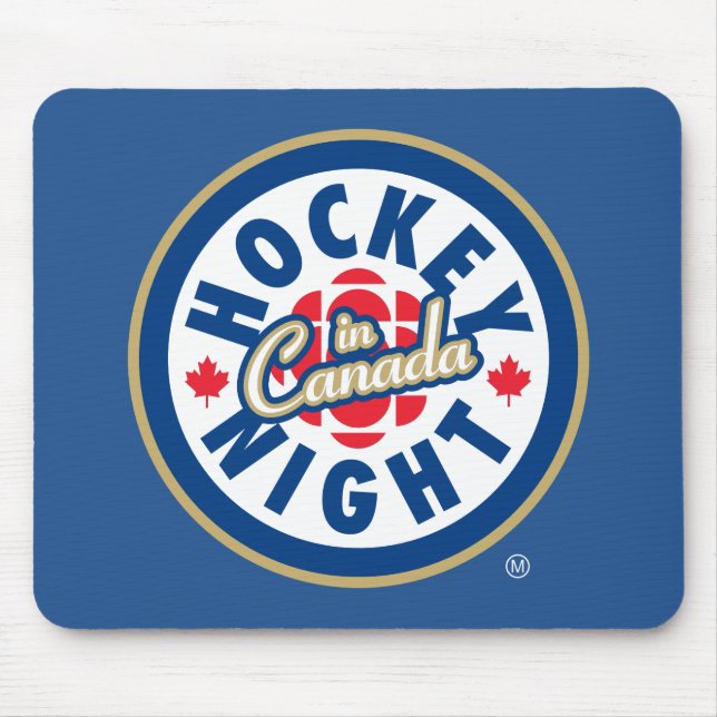 Mousepad Logotipo da noite de hóquei no Canadá (Frente)