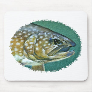 Mousepad Logotipo da truta de lago