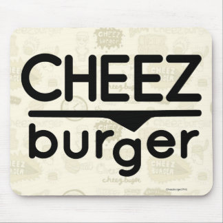Mousepad Logotipo de Cheezburger (preto)