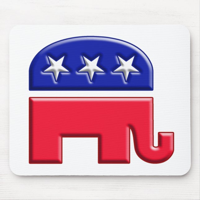 Mousepad Logotipo de elefante GOP (Frente)