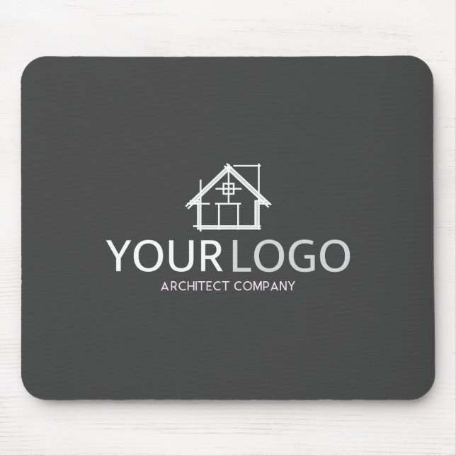 Mousepad Logotipo de empresa de Arranque da Arquitetura (Frente)