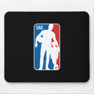 Mousepad Logotipo de esportes do pai Sketll silhueta do fil