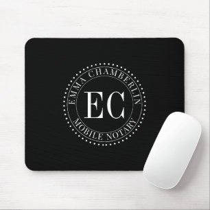 Mousepad Logotipo de Notário Público Móvel