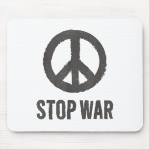 Mousepad Logotipo de Paz Símbolo Hippie para Parar a Guerra